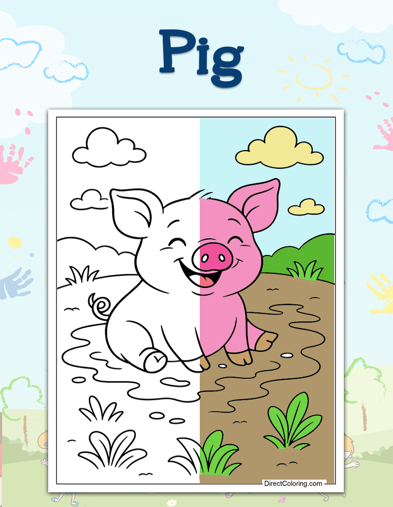 Pig Coloring Pages